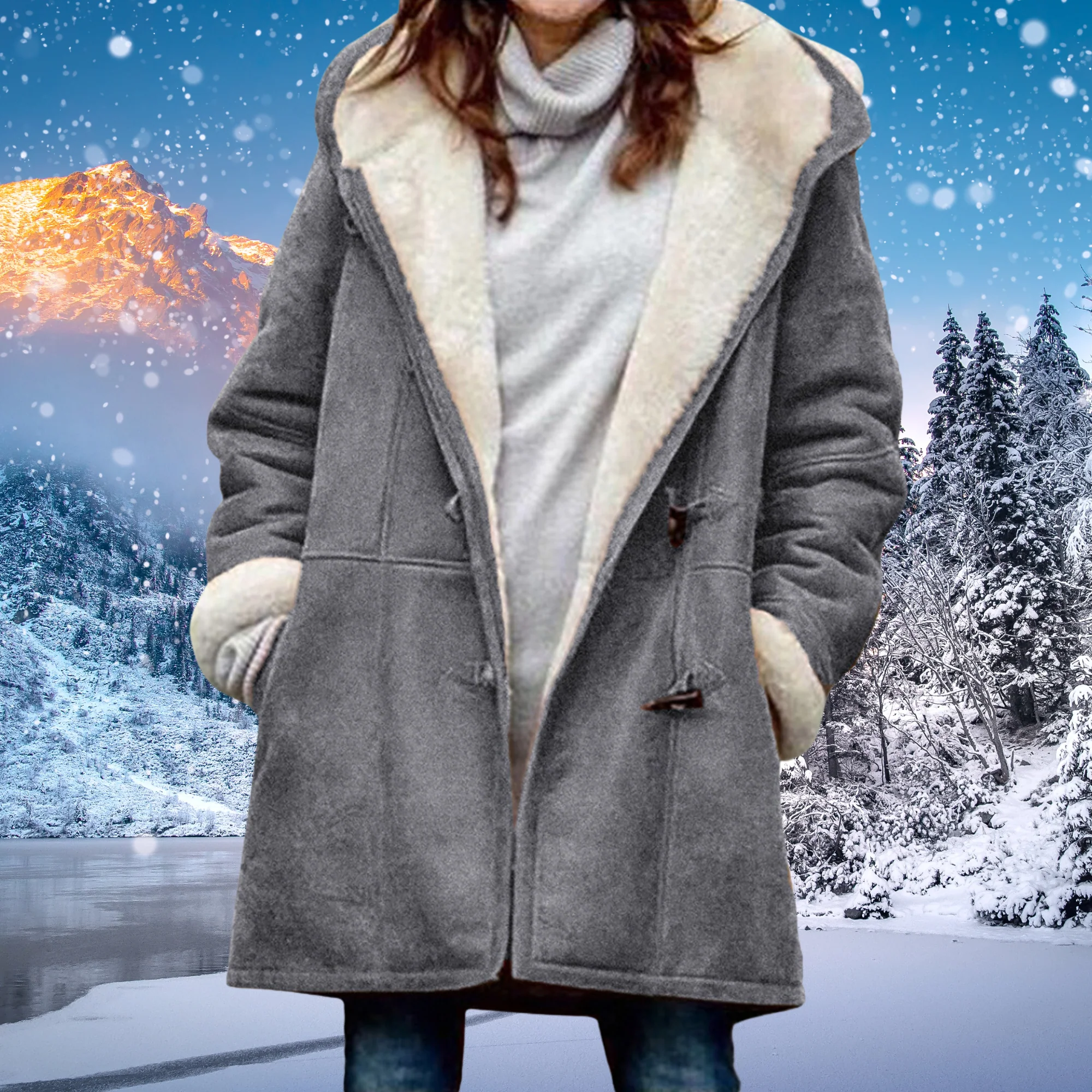 Claire | Manteau Long Femme | Hiver – Image 3