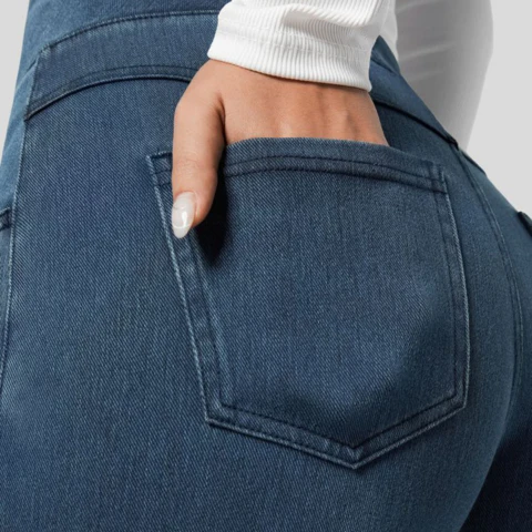 Pantalon confortable à taille haute pour femme | Baggy – Image 3