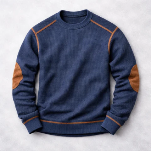 Pull en maille texturée pour homme | Manches longues – Image 5