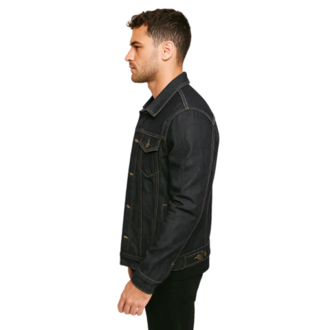 Veste en denim classique pour homme | Manches longues – Image 7