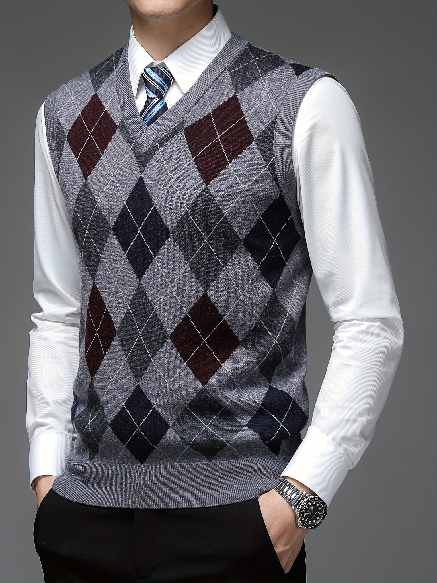 Arlan - Pull à carreaux – Image 9