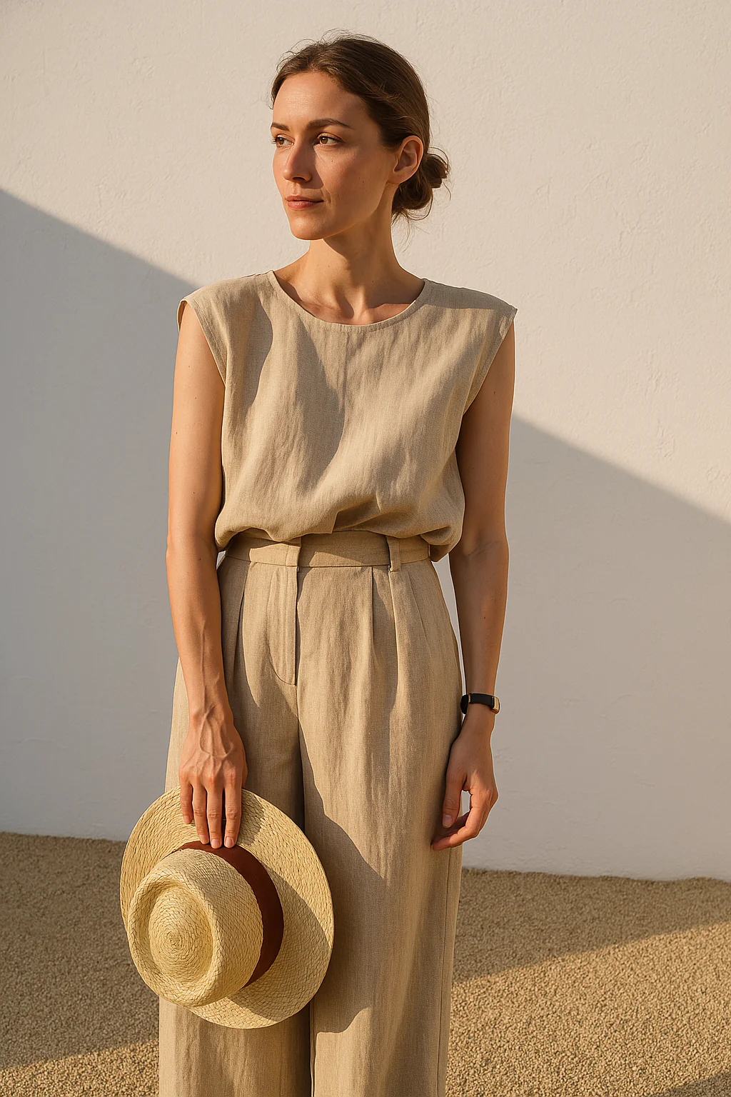 Ensemble d'été en lin pour femmes | Chic – Image 3