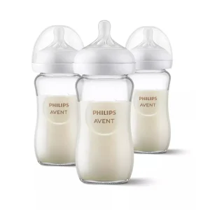 Philips Avent - Biberon en verre Natural Response 8oz - Ensemble de 3