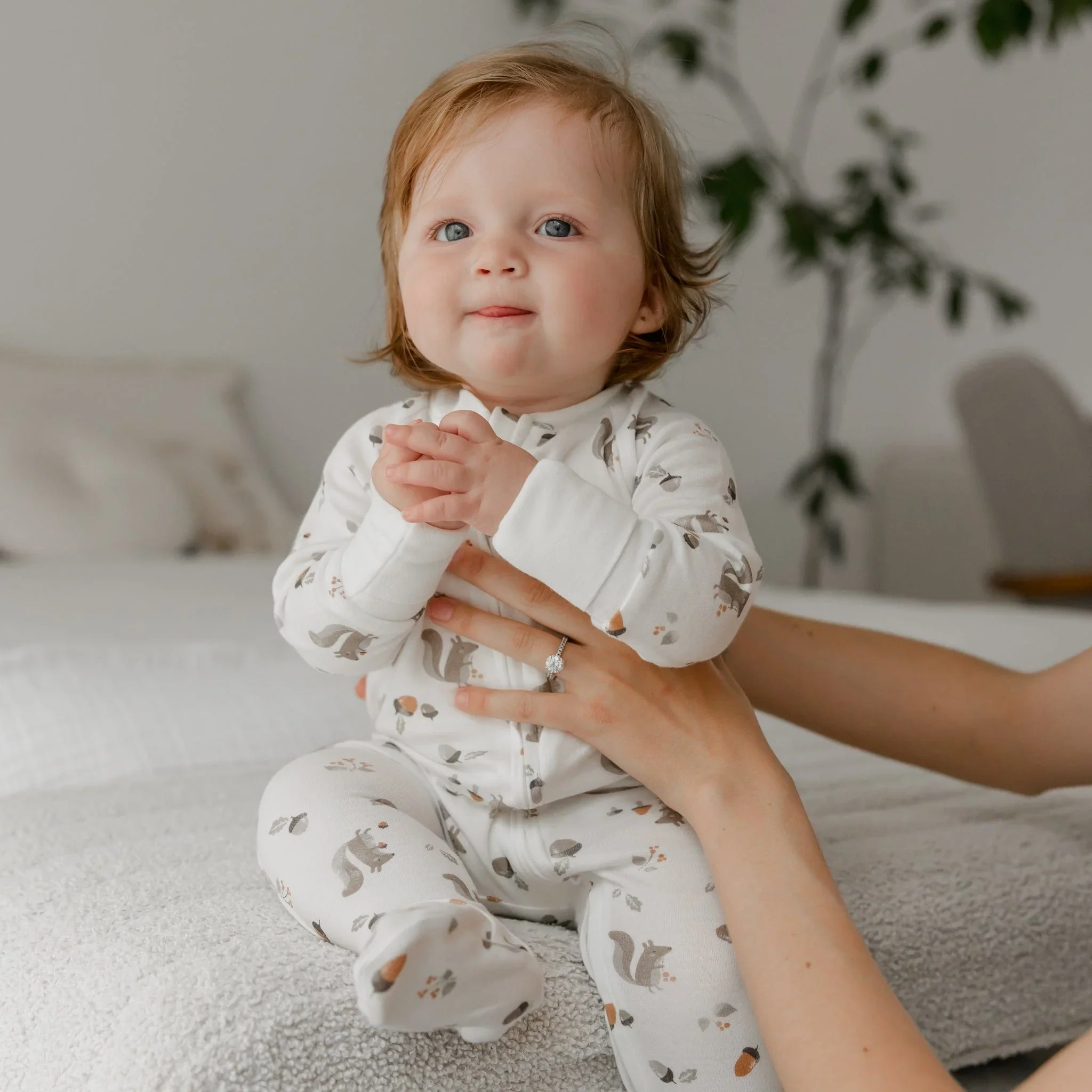 Perlimpinpin - Pyjama en bambou - Écureuils – Image 3