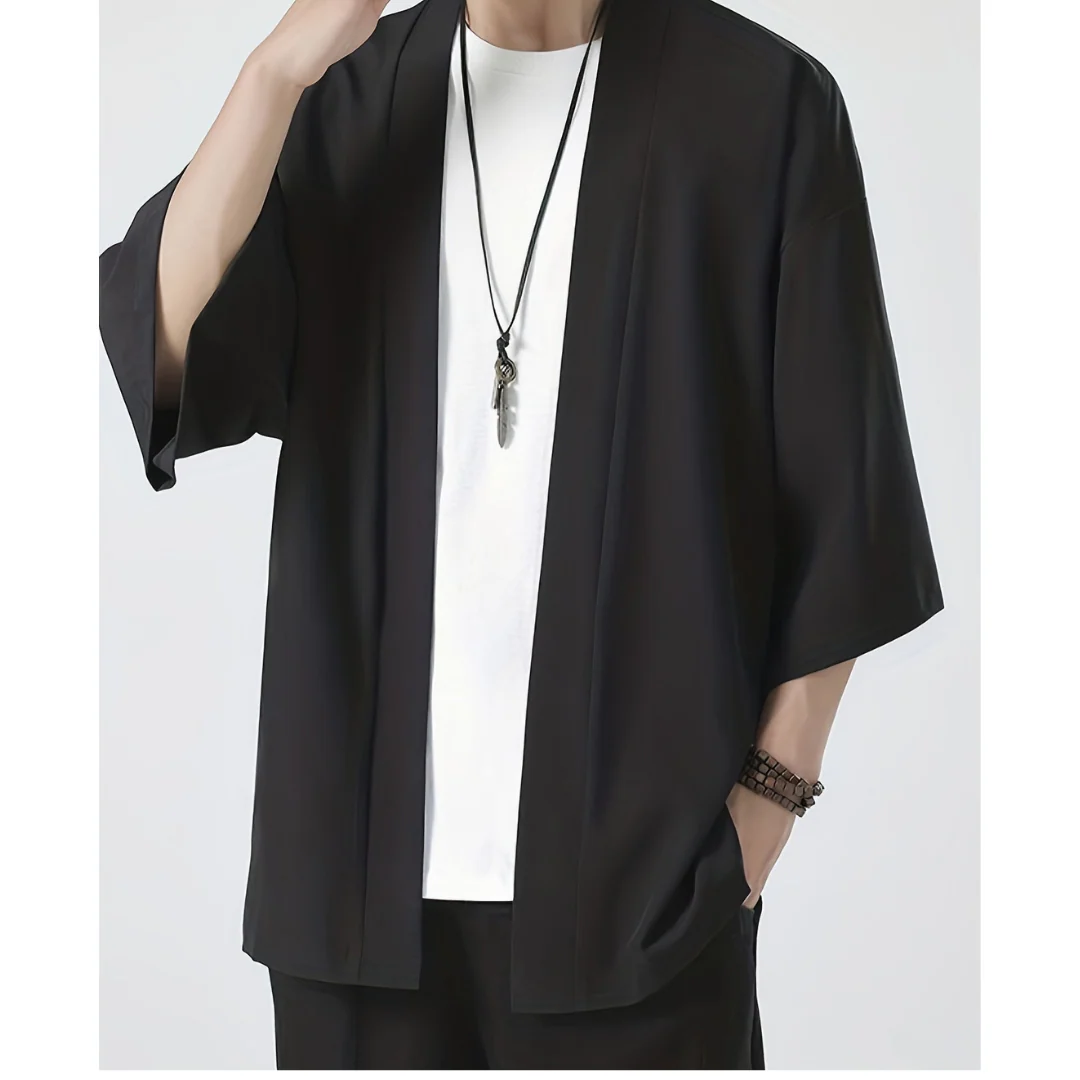 Cardigan Kimono Confortable pour Homme | Chaud – Image 3