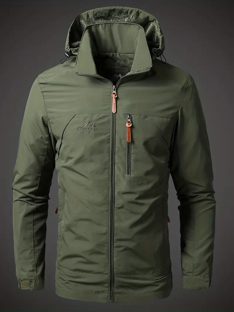 Veste d'extérieur coupe-vent pour homme | Imperméable – Image 2