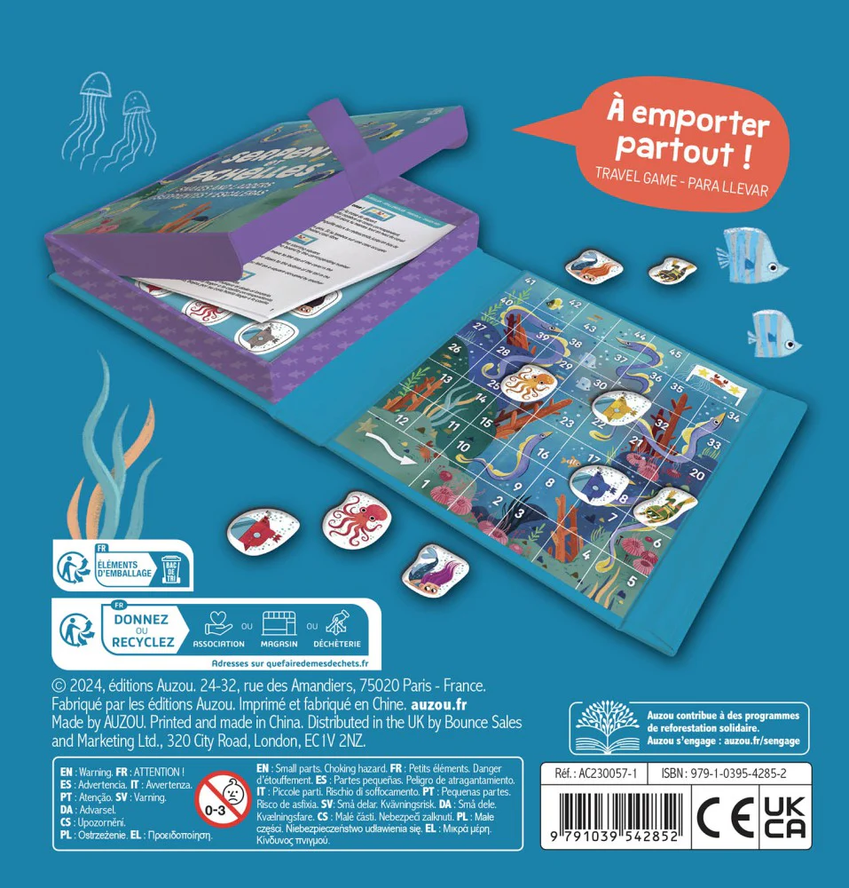 Auzou - Jeu magnétique Serpents et échelles – Image 4