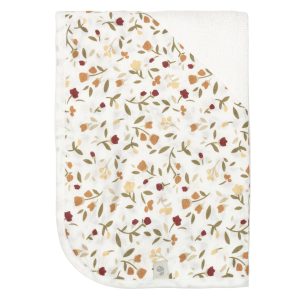 Perlimpinpin - Serviette à capuchon en bambou - Floral