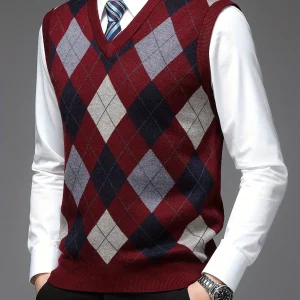 Arlan - Pull à carreaux