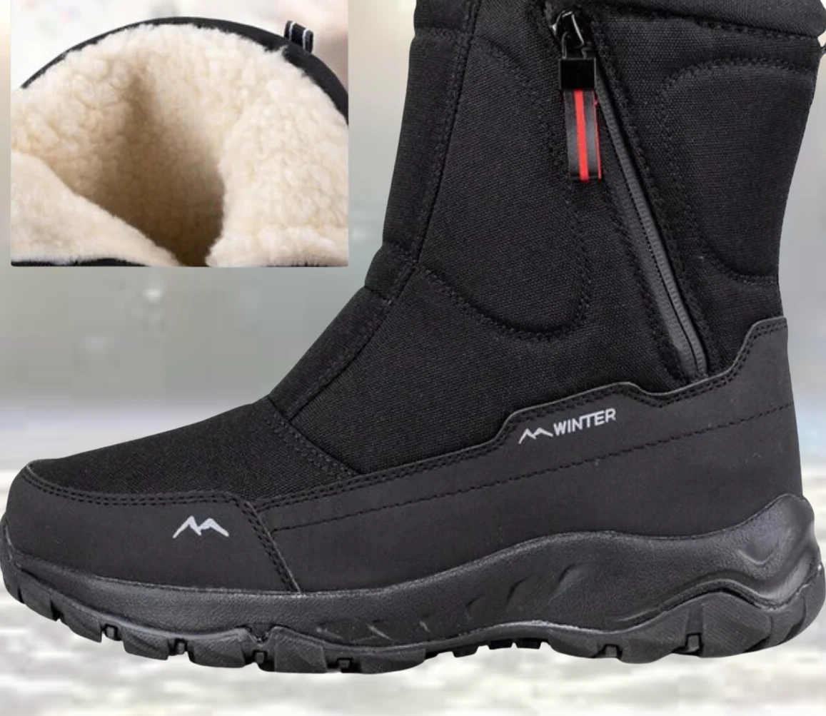 Bottes de neige en maille pour hommes | Hiver – Image 3