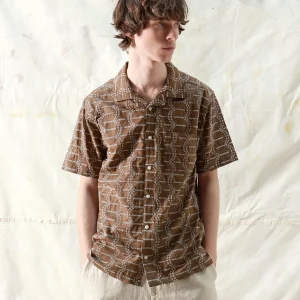 Chemisette Stachio Palm Tree Marron FAR AFIELD