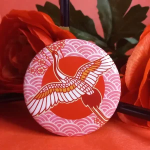 Badge Phosphorescent Grue Japonaise