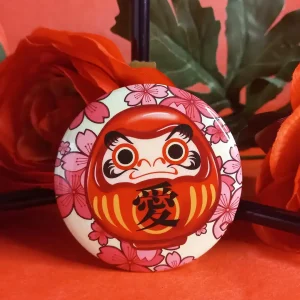 Badge Phosphorescent Daruma