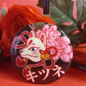 Badge Phosphorescent Kitsune