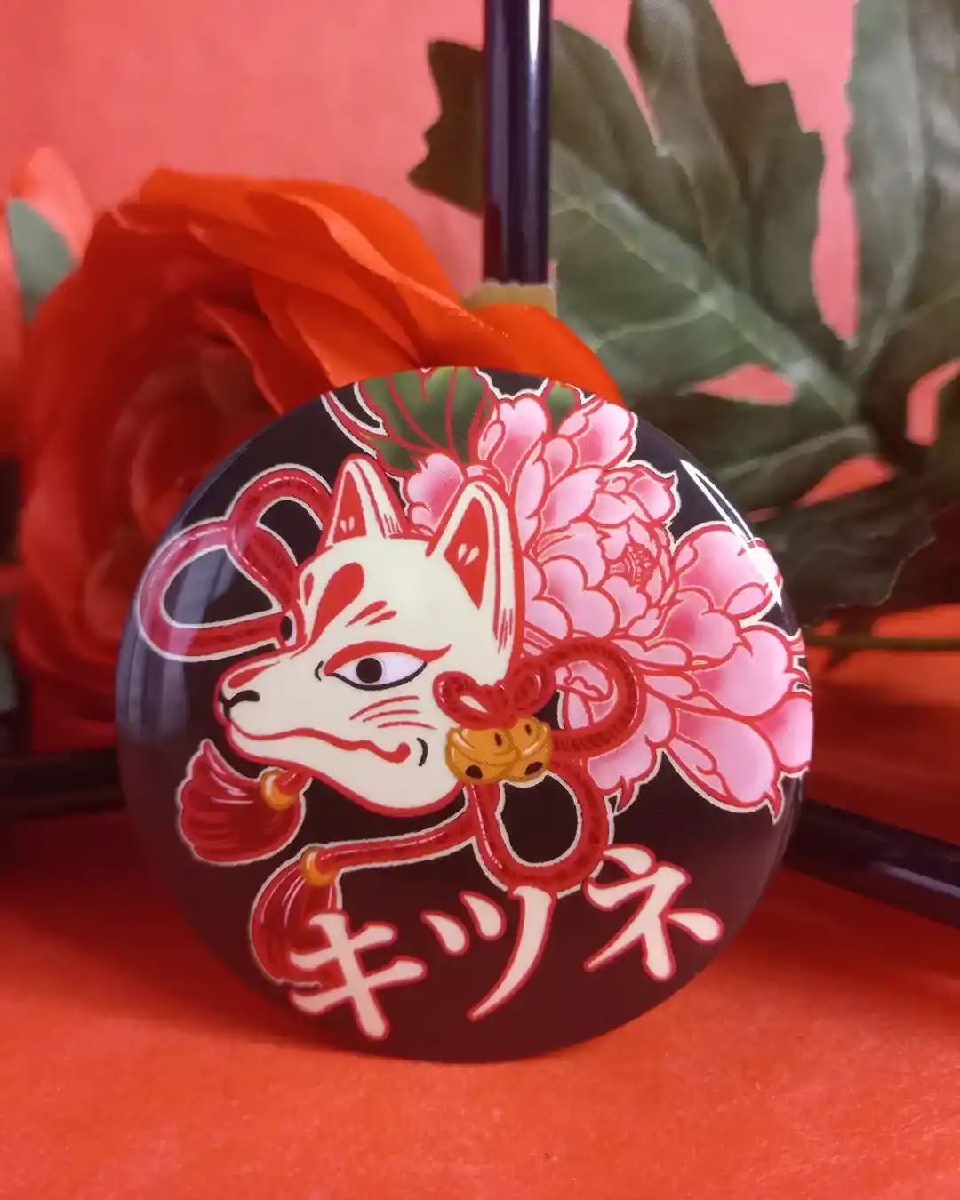 Badge Phosphorescent Kitsune