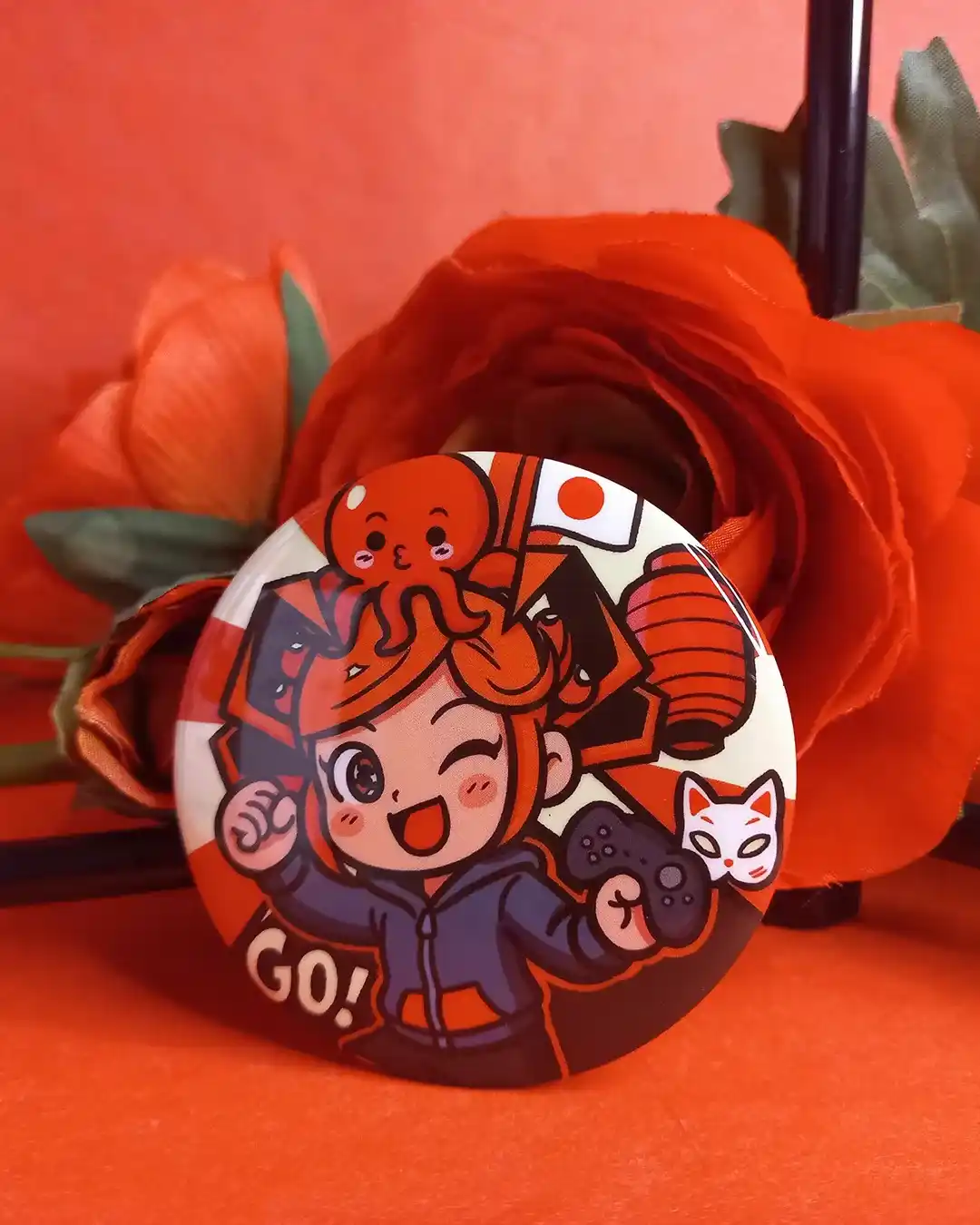 Badge Phosphorescent Geekélia Gamer – Image 2