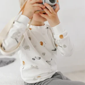 Perlimpinpin - Pyjama 2 pièces en bambou  - Pleine Lune