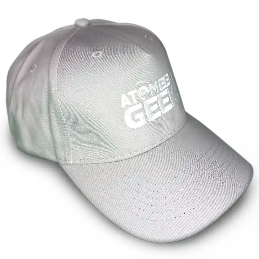Atomeek Geek / Light Grey - Casquette Coton Biologique