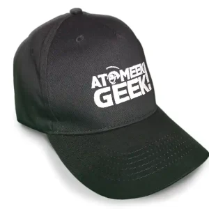 Atomeek Geek / Noir - Casquette Coton Biologique