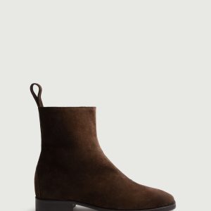 BOTTINES WEST MARRON