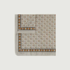 FOULARD CLASSIQUE COTON GRIS