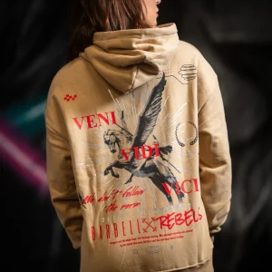 BARBELL REBELS - Hoodie Oversized "OLYMPUS" Frappee Coffee