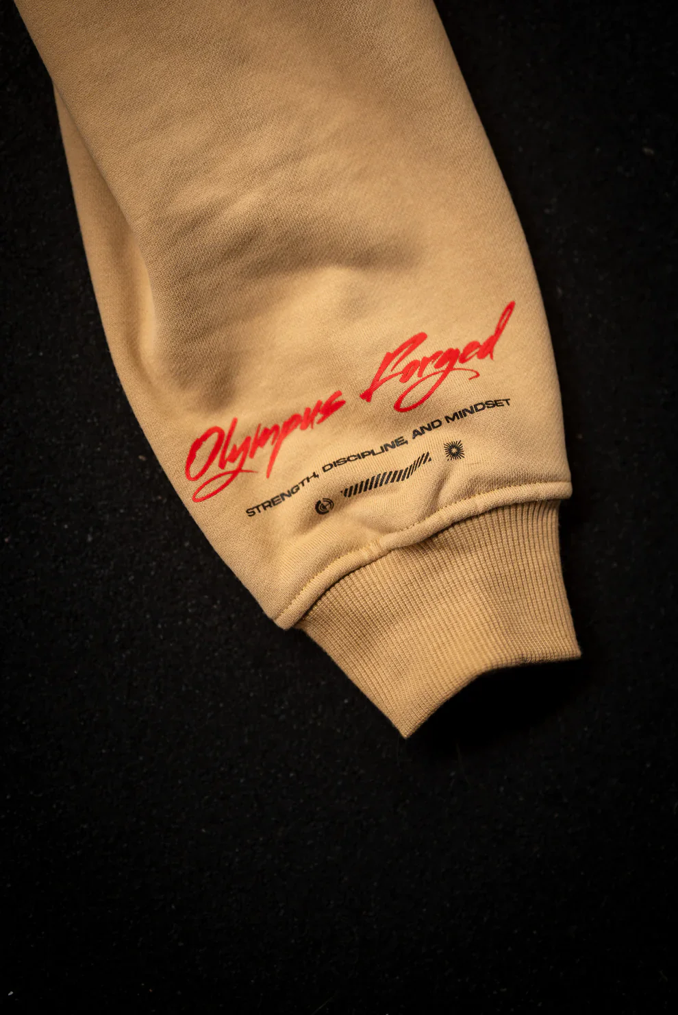 BARBELL REBELS - Hoodie Oversized "OLYMPUS" Frappee Coffee – Image 4