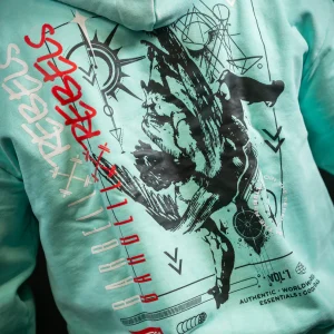 BARBELL REBELS - Hoodie Oversized "ACID" Green