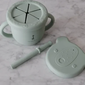 Micasso & Co. -  Tasse d'apprentissage 2 en 1 pour collation et liquide