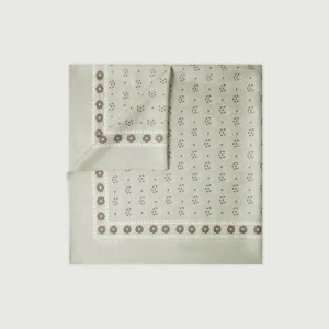 FOULARD CLASSIQUE SOIE GRIS