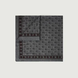 FOULARD CLASSIQUE LAINE GRIS