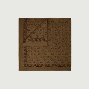 FOULARD CLASSIQUE COTON MARRON