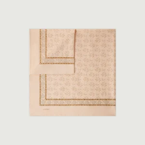 FOULARD CLASSIQUE COTON ROSE