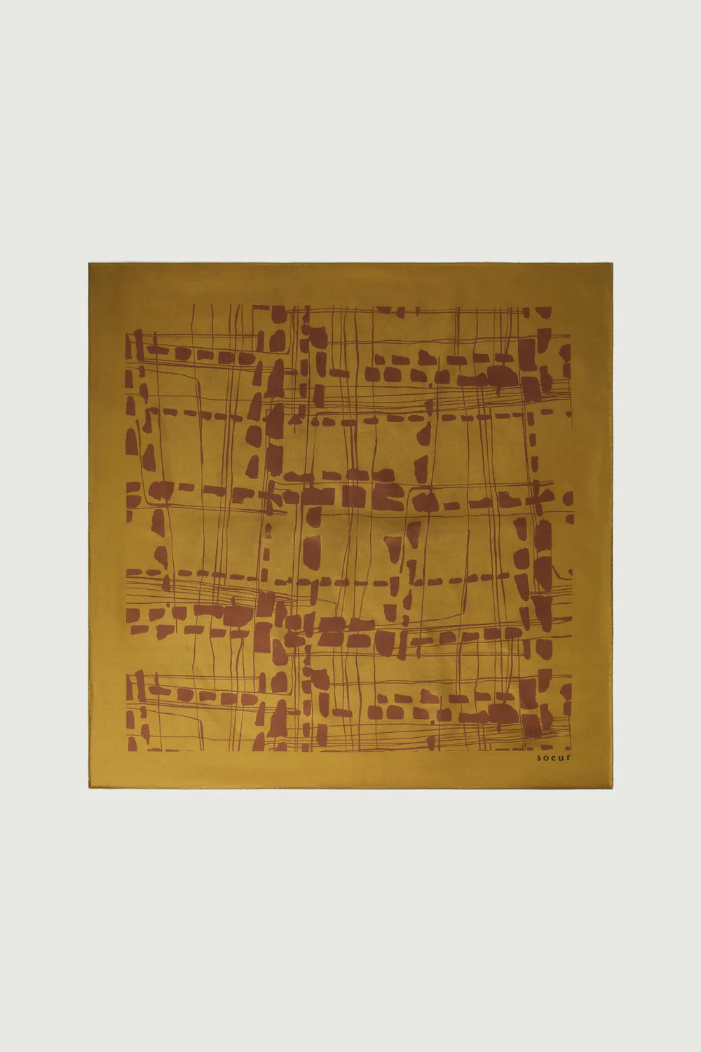 FOULARD CAPUCINE BRONZE