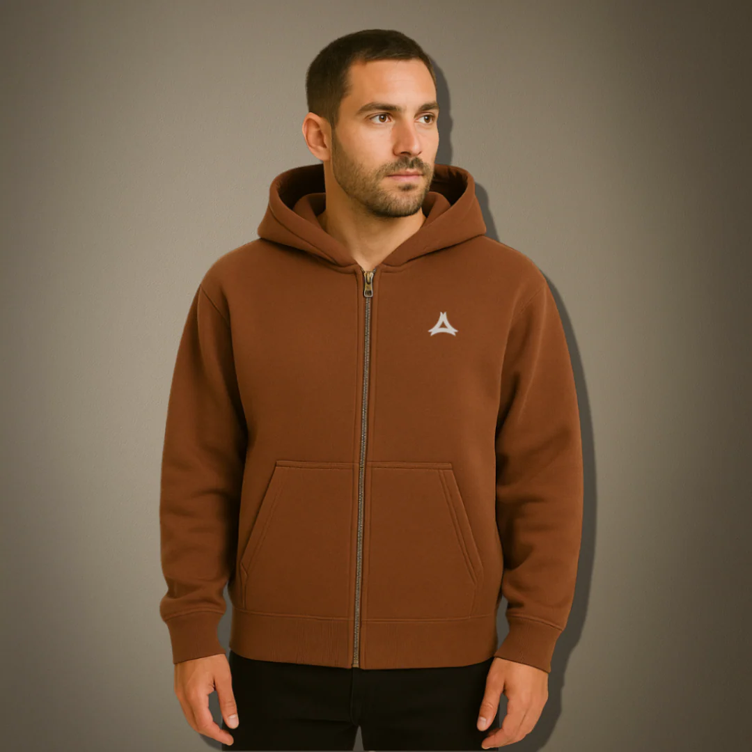 Sweat à capuche ZIPPÉ HOMME – Image 2