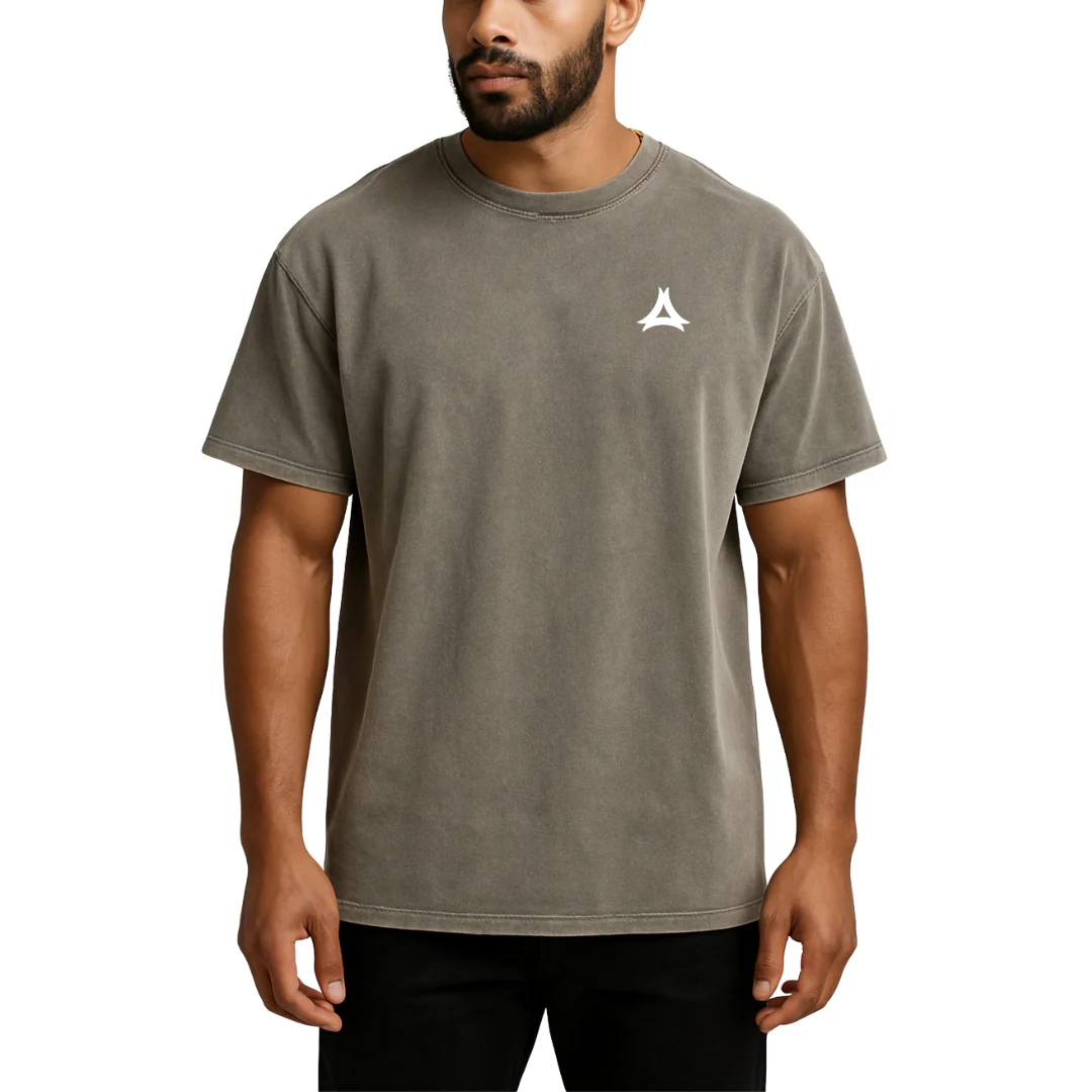 T-shirt oversize à col rond DÉLAVÉ – Image 4