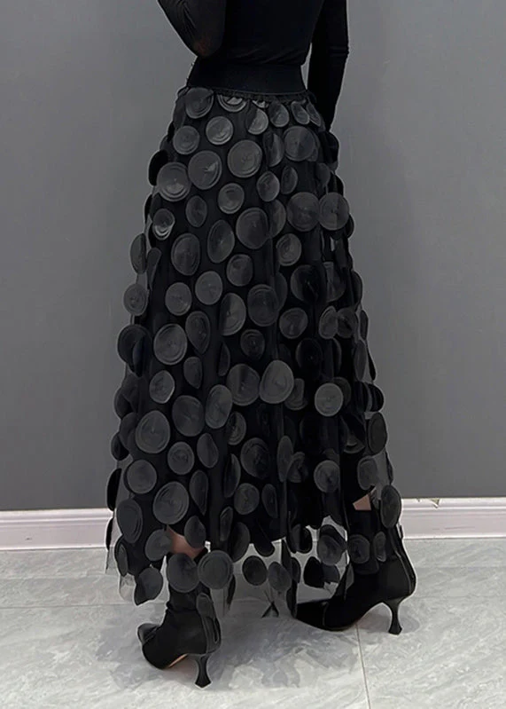 Élégante jupe en tulle patchwork pour femmes | Longue – Image 9