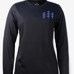 Manches longues Mérinos Femme Noir - Forest