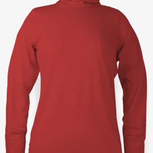 Col Roulé Mérinos Femme - Rouge