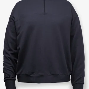 Haut Demi-Zip Noir Femme - Nordic