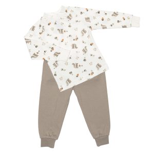 Perlimpinpin - Pyjama 2 pièces en bambou  - Écureuils