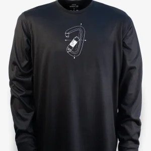 Manches Longues Mérinos Homme Techcrew Noir - Mousqueton