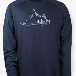 Manches Longues Mérinos Stretchwool™ Homme Raglan Marino - Massif