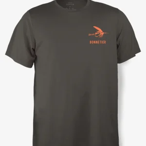 T-Shirt Mérinos Homme Châtaigne Ultra Léger - Mouche