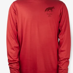 Manches Longues Mérinos Homme Techcrew Rouge - Renard