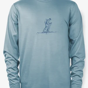 Manches Longues Mérinos Homme Techcrew Dauphin - Backcountry