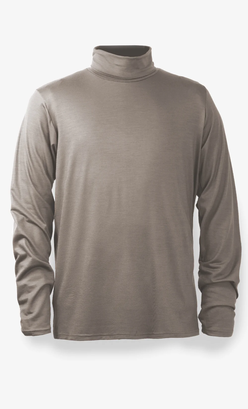 Col Roulé Mérino Stretchwool™ Homme Taupe