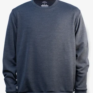 Haut à Manches Longues en Mérinos Ouaté Gris