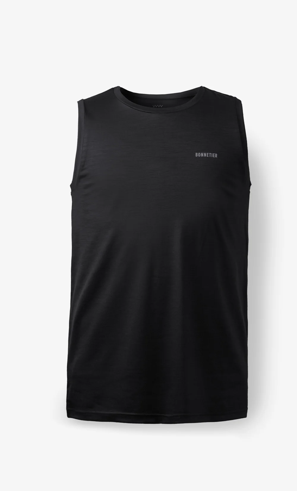 Camisole Mérino Stretchwool™ Homme Noir - Bonnetier
