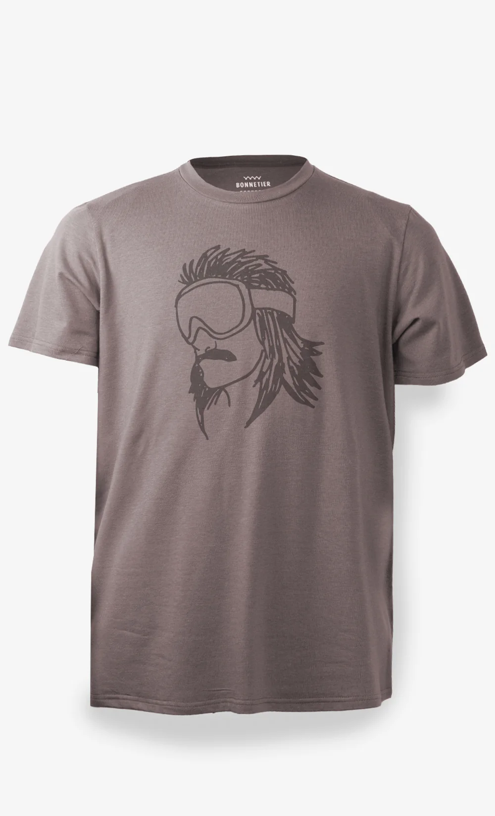 T-Shirt Homme Taupe- Dude – Image 2